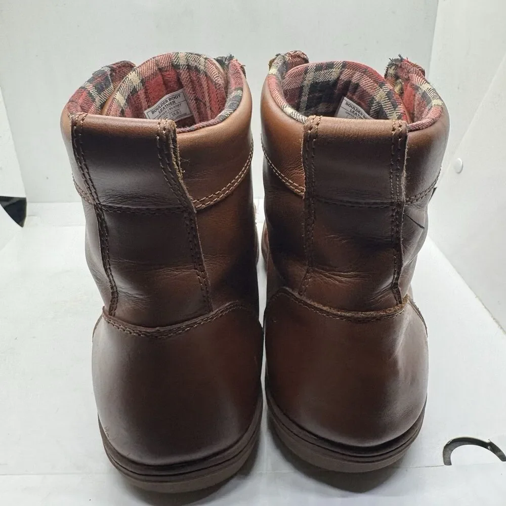 LEMS Boulder Boot Mens 12 Shoes Russet Brown Ultra Lightweight Outdoor Hiking
